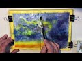 Watercolour sketchbook painting time-lapse: sunset over Ely Cathedral #watercolor #sketchbook #art