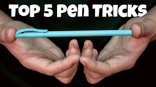 TOP 5 - VISUAL Pen Magic Anyone Can Do | Never Get's Old...