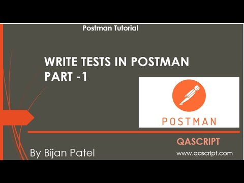 Postman Tutorial - How To Write Automated API Tests In Postman (PART-1 ...