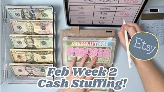 February Week 2 Cash Envelope Stuffing || Rosy Updates