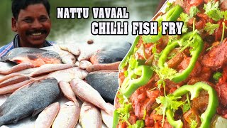 நாட்டு வவ்வால் சில்லி மீன் வறுவல்  | Red Pomfret Fish Chilli Fry | RESTAURANT STYLE CHILLI FISH