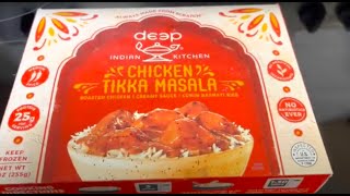 Wal Mart Deep Indian Kitchen Frozen Chicken Tikka Masala Taste Test \u0026 Review [WalMart Tikkka Masala]