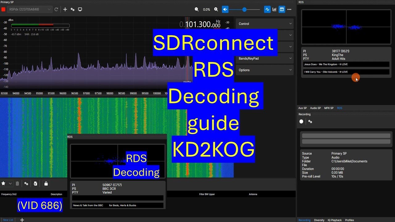 Sdrconnect Preview 4 Rds Decoder Youtube