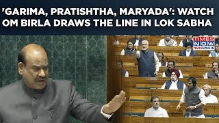 Om Birla Draws Line: Lok Sabha Speaker Rips Rahul Gandhi, I.N.D.I.A Over Winter Session Drama? Watch