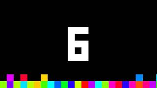 6 Seconds Timer ‐ Flowing Pixels