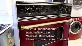 VIKING PROFESSIONAL - DUAL Self-Clean Thermal Convection Electric Double Wall Ovens