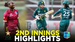 2nd Innings Highlights | Pakistan Women vs West Indies Women | 1st ODI 2024 | PCB | M2F2A