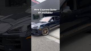 New Cayenne Turbo GT in Algarve Blue available! #cayenneturbo #porschecayenne #cayenneturbogt