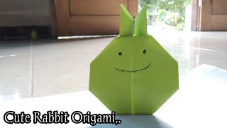 Cute bunny origami | how to make origami rabbit | Easy origami rabbit | Origami bunny