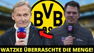 BvB: Es ist bestätigt! Jetzt ist es offiziell! Borussia Dortmund gibt angekündigt Jetzt