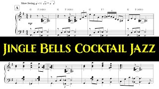 Jingle Bells - Cocktail Jazz Piano Arrangement With Sheet Music By Jacob Koller