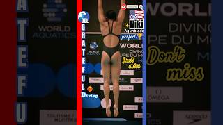 Niki Agunbiade 🇺🇸 — Stunning 10m Platform Dive! 🌊 | Women's Diving Highlights