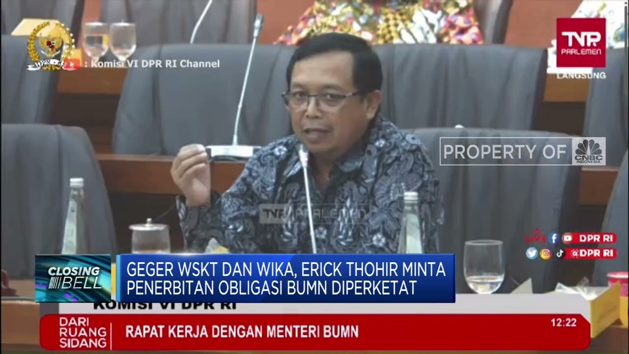 Geger WSKT & WIKA, Erick Thohir Perketat Penerbitan Obligasi BUMN - YouTube