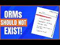 Architect Explains Why ORMs Shouldn't Exist!