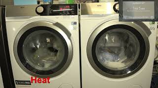 Wash Race - AEG 7000 series vs. AEG 9000 series / Synthetics 50'c Half load