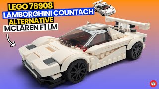 ✅ LEGO Alternativo LAMBORGHINI Countach ▶ en McLaren F1 LM  Speed Champions 76908