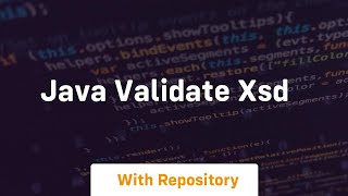 java validate xsd
