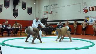 2016 US Sumo Nationals - Open Weight - Cornelius Booker vs Americus Abesamis