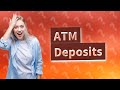 Do ATMs deposit checks immediately?