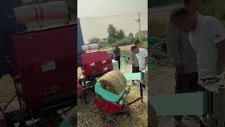 Baler, green grass reserve automatic baler, if you like the machine, go to the homepage ➕WA