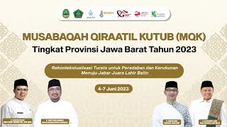 Pembukaan Musabaqah Qiraatil Kutub Tingkat Provinsi Jawa Barat Tahun 2023