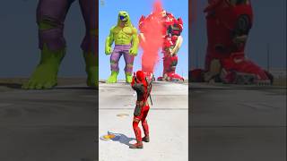 Giant Hulk Zilla \u0026 Hulk Buster 🆚 Superhero Battle #gta #coffindance #hulk #zilla #buster #superhero