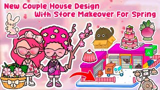 New Couple House Design With Store Makeover for Spring 😍 Storage Room 💖 Toca Life World