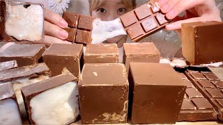 ASMR 手作りチョコマシュマロ【咀嚼音/ Mukbang/ Eating Sounds】【日本語字幕】