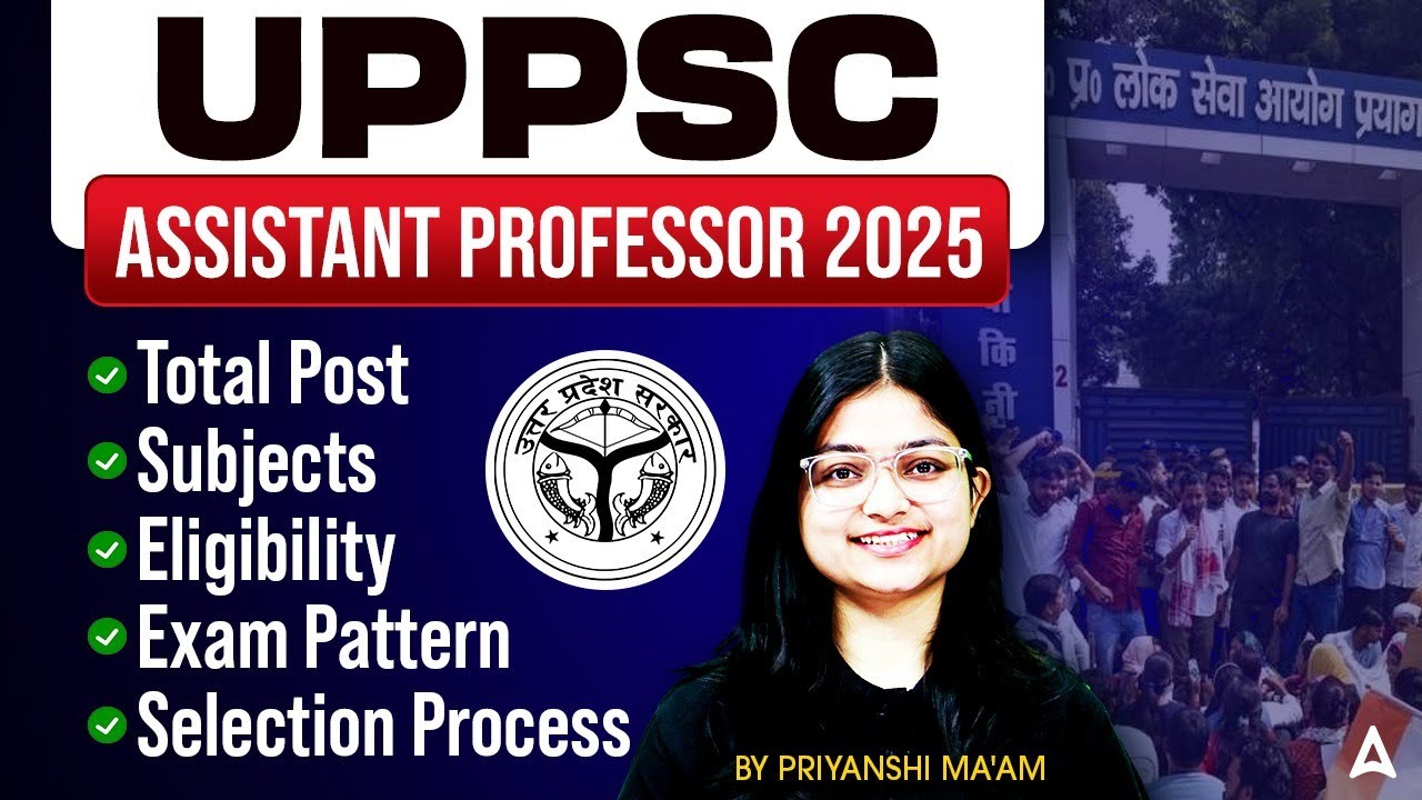 Up Assistant Professor Vacancy 2025 Uppsc Assistant Professor