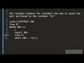 Codible SQLite video 11: SQL query with subquery, both referencing the same table