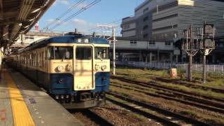 中央東線115系山スカ  M5編成 八王子駅発車