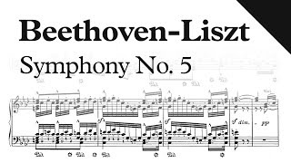 Beethoven-Liszt - Symphony No. 5, Op. 67 (Sheet Music) (Piano Reduction)