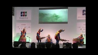 Indonesia Bengkulu dance and drum performance: Tourism Expo Japan 2018