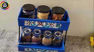 2 SIMPLE DIY ORGANIZERS FOR STORAGE WITH EMPTY CARDBOARD BOXES | 2 CARDBOARD BOXES CRAFT IDEAS