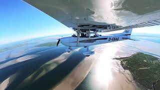 Mit dem eigenen Flugzeug nach Wyk auf Föhr | Nordsee und das Wattenmeer