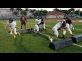 football hitting drill