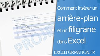 Comment ajouter un arrière-plan et un filigrane sur Excel