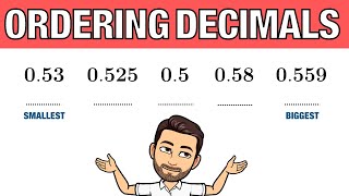 Ordering Decimals // How To Order Decimals