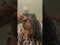 How I attach my micro loc extension # #trending #naturalhair #hairstyles #viral #microlocs