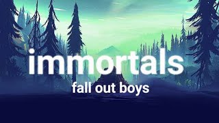 Immortals lyrics || Fall Out Boy || Immortals from Big Hero 6 || @Gold_Tea