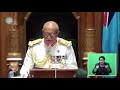 fijian president opens 2020 2021 fijian parliament