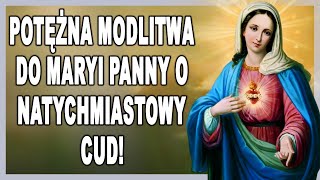 🛑 Módl się z nami! Proś o pilny cud za wstawiennictwem Maryi Panny!