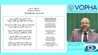 Windows to the Brain دریچہ ء نور Urdu English Poem in connection with World Sight Day