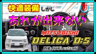 【内装編】女性は大変⁈ちょっぴり残念⁈内装編( ;∀;)【MITSUBISHI デリカD5】