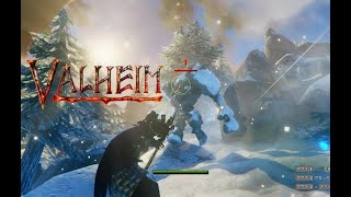 【Valheim】白銀の世界へ：ソロ雪山調査