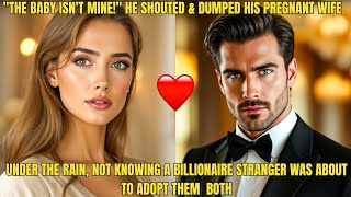 THE BABY ISN'T MINE! HE SHOUTED & DUMPED HIS PREGNANT WIFE, NOT KNOWING A BILLIONAIRE STRANGER WAS..