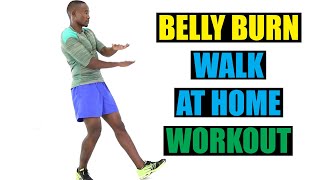 20 Minute BELLY BURN Walk at Home Workout for Beginners 🔥 Burn 195 Calories 🔥
