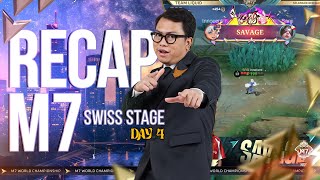 TIM ONIC & TLPH TUMBANG! SRG AMANKAN KO STAGE!! - RECAP SWISS STAGE M7 DAY 4 #MLBBIDCreator