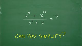 Use your algebra skills to simplify this expression…