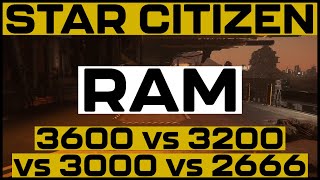 Star Citizen: RAM Speed Comparison